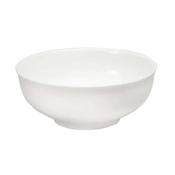White Round China Bowl
