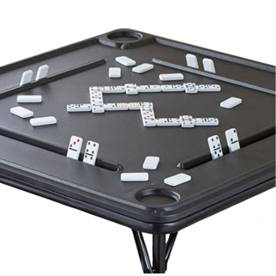 Games table with Dominoes