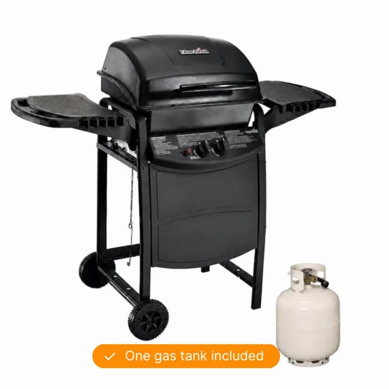 2-Burner Hooded BBQ Grill