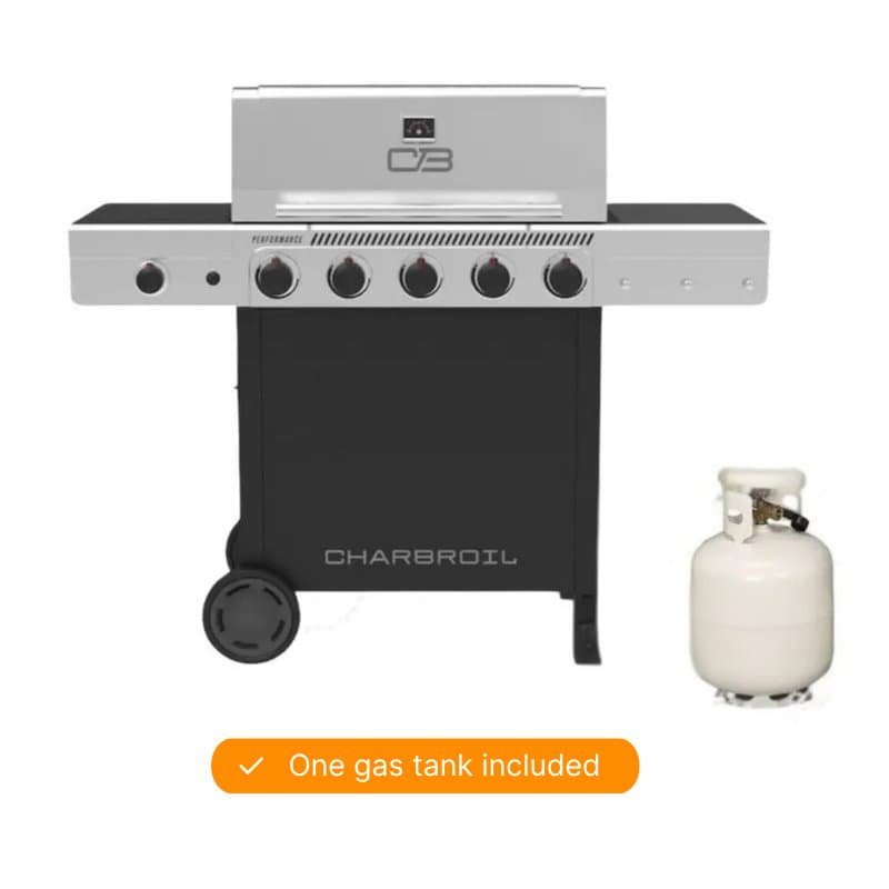 5-Burner Hooded BBQ Grill