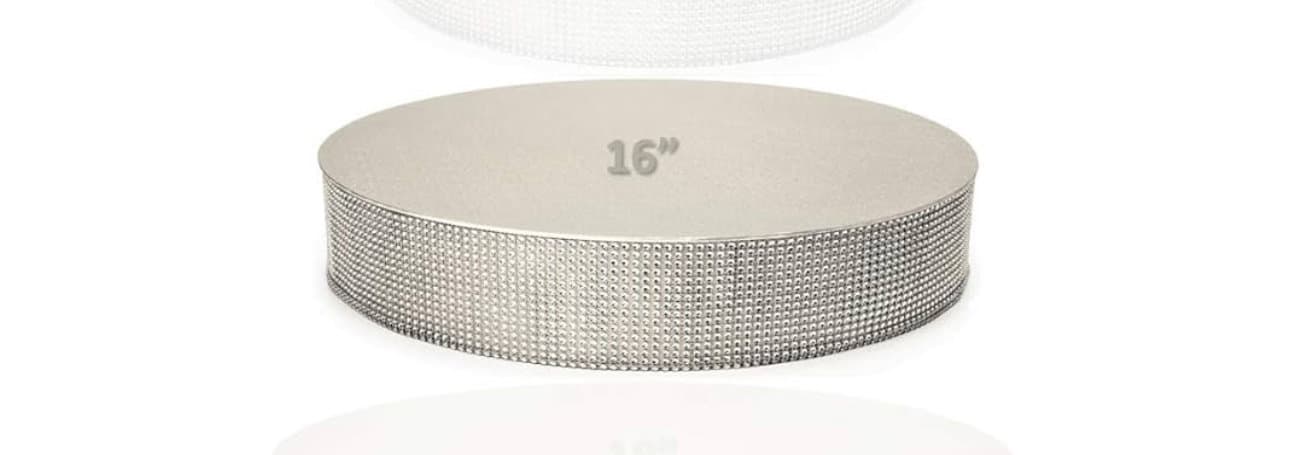 16" Silver Cake Stand