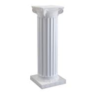 32" White Wedding Column