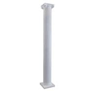 72" White Wedding Column