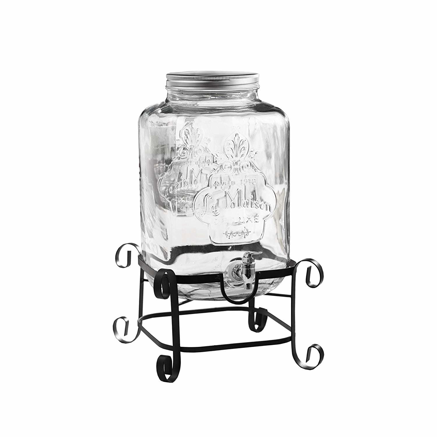 3 Gallon Drink Dispenser Glass